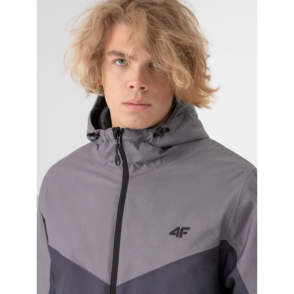 Горнолыжная куртка мужская 4F Men'S Ski Jackets H4Z21-KUMN002-27M полиэстер серый |