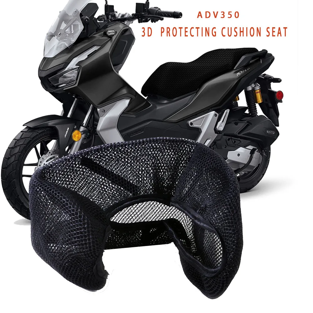 

For Honda ADV350 ADV 350 2022 Motorcycle Accessories 3D mesh elasticity Protecting Cushion Seat Cover ​Nylon Fabric Saddle