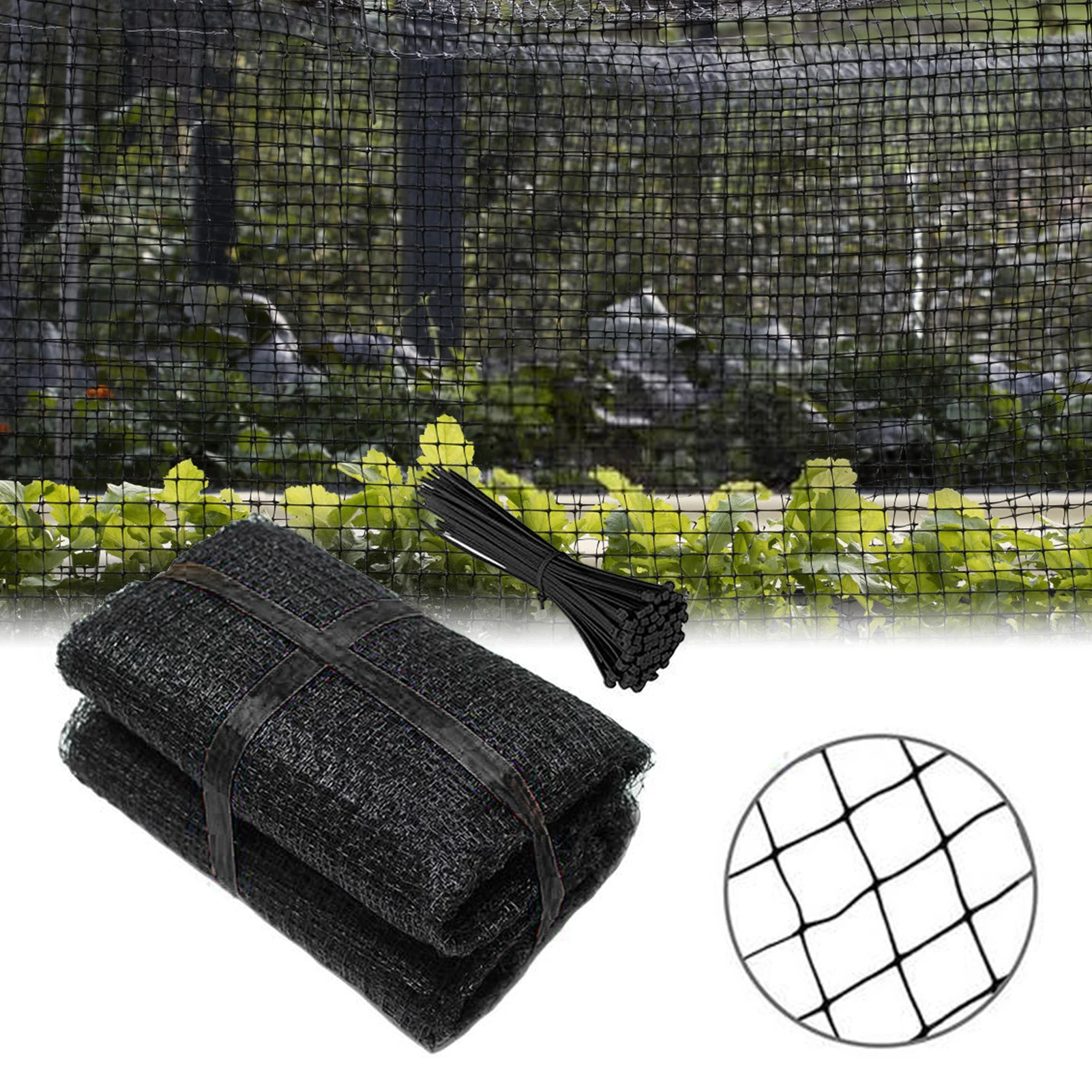 

Anti Bird Netting Garden Netting Bird Netting Anti Bird Deer Protection Pond Netting Reusable Protective Garden Netting for Plan