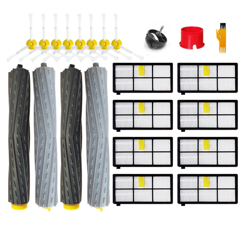 

Для робота-пылесоса Irobot Roomba 800, серия 900, 860, 870, 880, 890, 966, 980, основная боковая щетка, Hepa фильтр, робот-пылесос