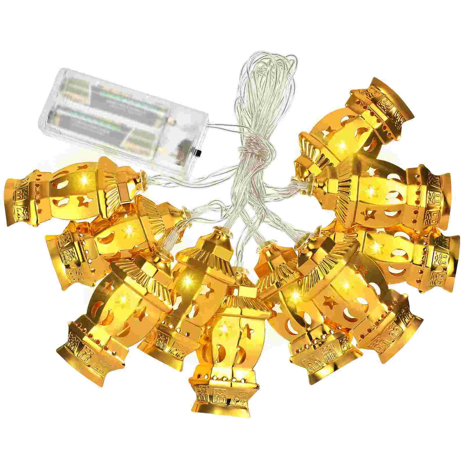 

1pc Beautiful Eid al-Fitr Ramadan String Fairy String String Lamp Decor for Festival Garden