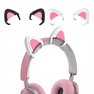 New Lightweight Earphone Charms Silicone Decorations Headphone Cat Ear Pendant Silicone Earphone Accessories