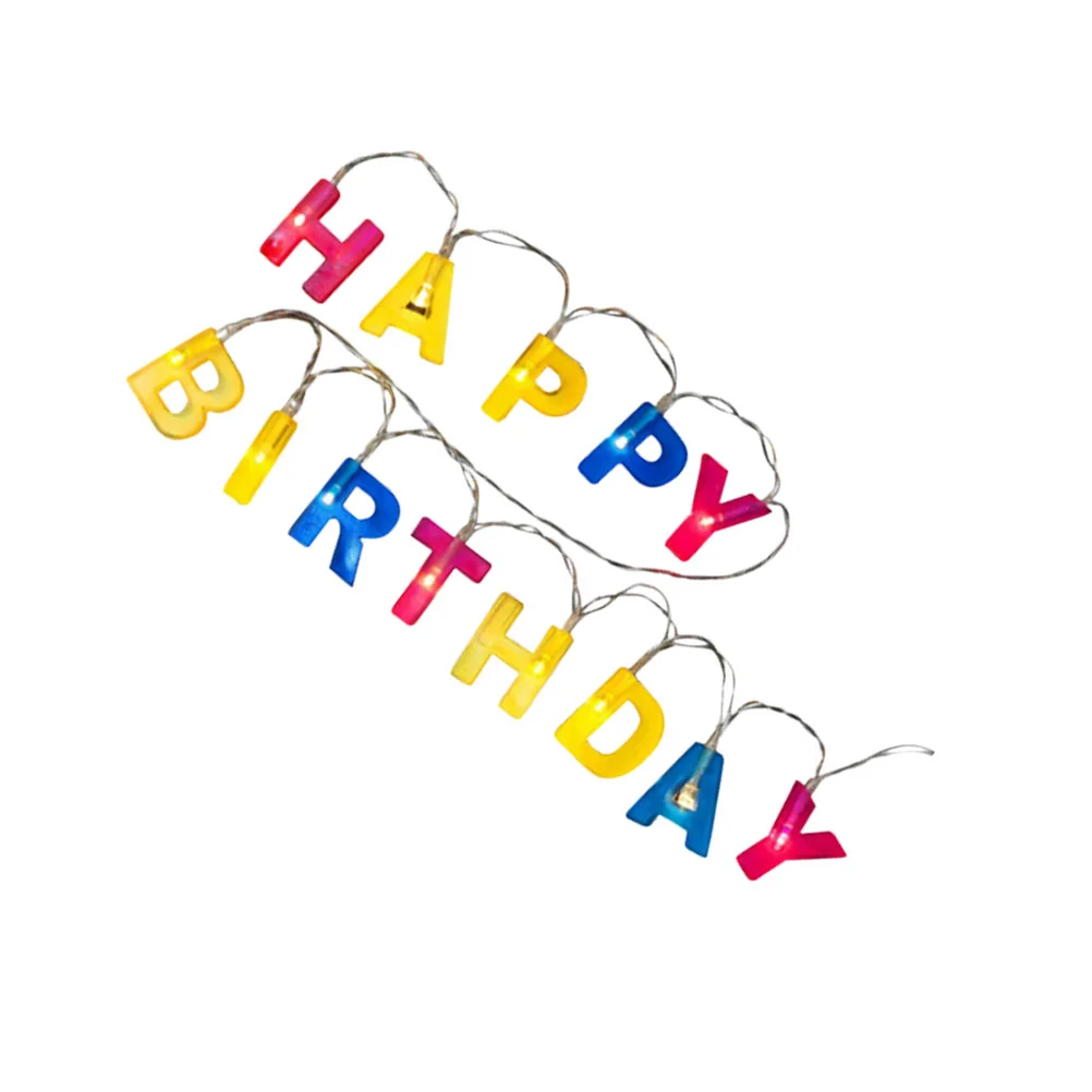 

1 Set Letter Style Lamps Festival Party Lights for Restaurant Garden Bar Home