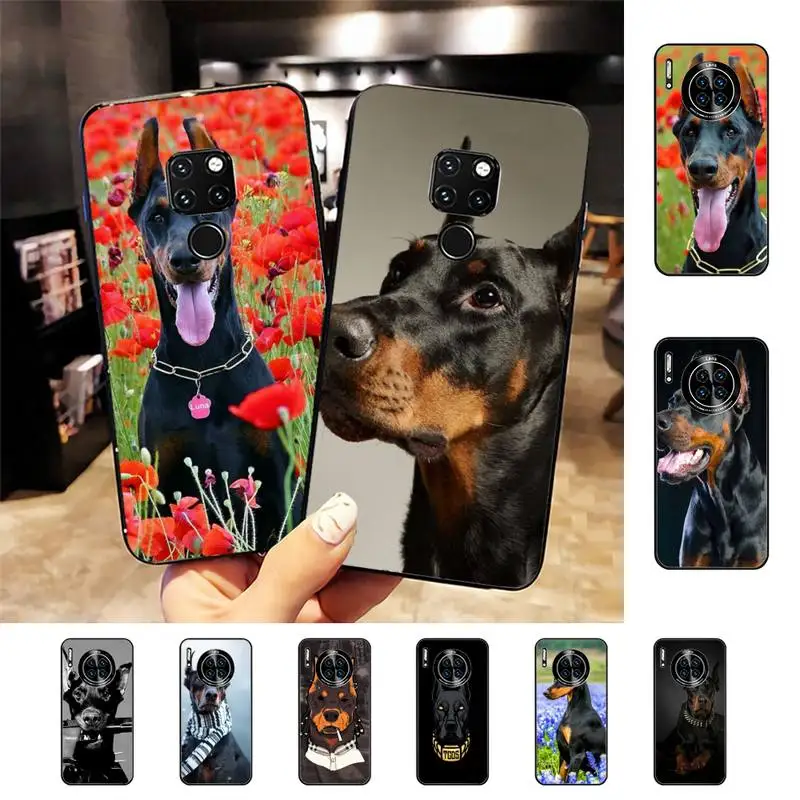 

Animal Dachshund Doberman dog Phone Case For Huawei Nova 3I 3E mate 20lite 20Pro 10lite Luxury funda case