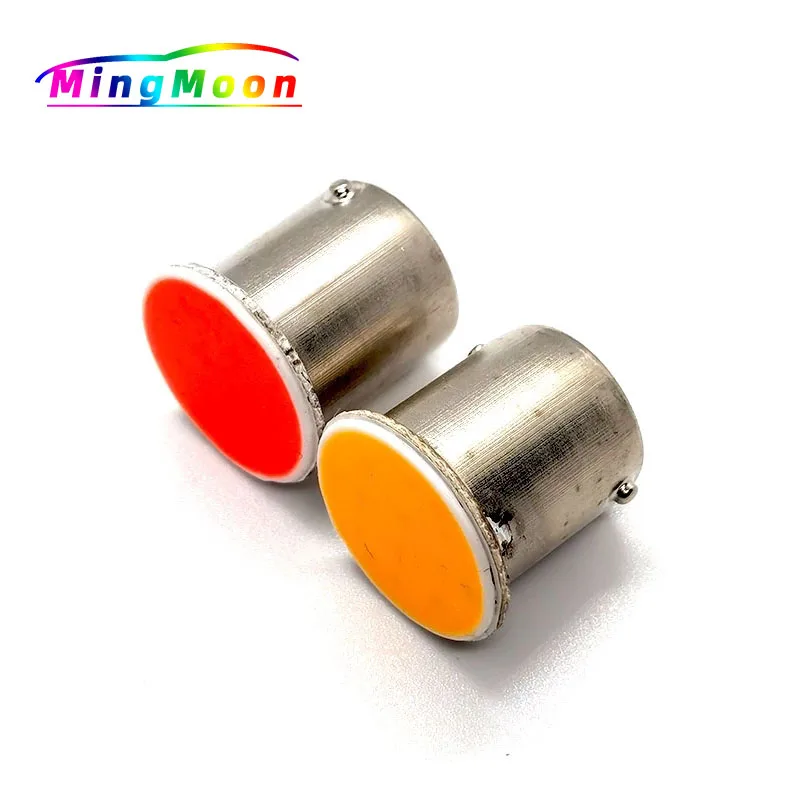 

500 шт. 12 В 12SMD P21W 1157 BAY15D 1156 Ba15S автомобильная светодиодная лампа сигнала COB супер яркая автомобильная лампа поворота заднего хода стояночного ...