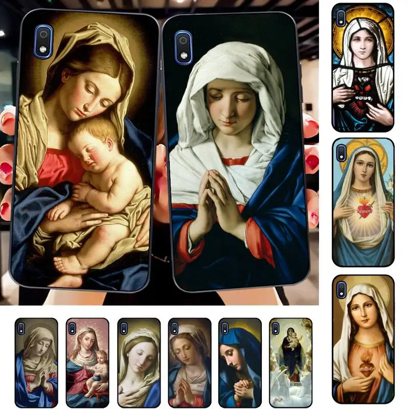

Yinuoda Virgin Mary Phone Case for Samsung A51 01 50 71 21S 70 31 40 30 10 20 S E 11 91 A7 A8 2018