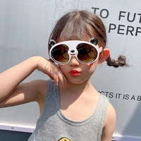 2022 children sunglasses cute cartoon panda sunglasses boys girls outdoor sunscreen sunglasses kids sunglasses anti uv fashion