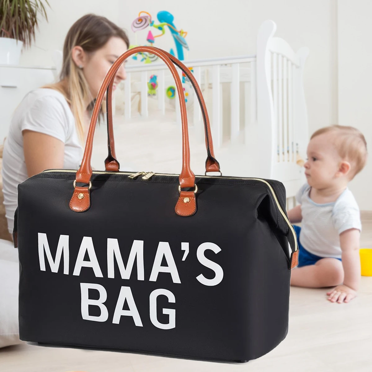 LEQUEEN большая вместительная сумка для мамы беременных подвесная детской коляски