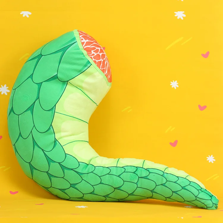 

40-80cm Miss Kobayashi's Dragon Maid Tohru Tail Plush Pillow Stuffed Soft Toys Sofa Cushion Sleeping Pillow Christmas Gifts Kids