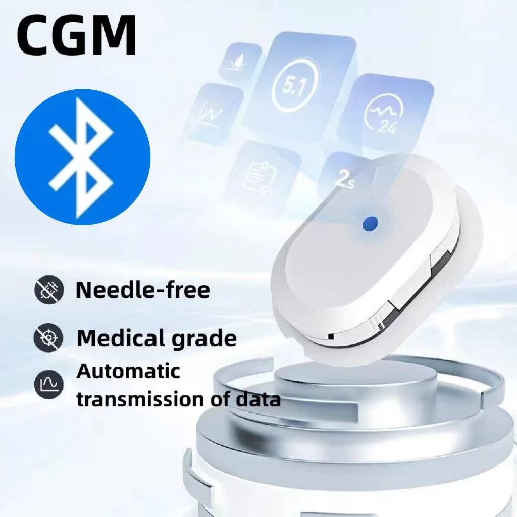 

24h Realtime Monitor Freestyle Libre Aidex Dynamic Blood Glucose Monitoring CGMS Scan Free Multilingual System Remote Monitoring