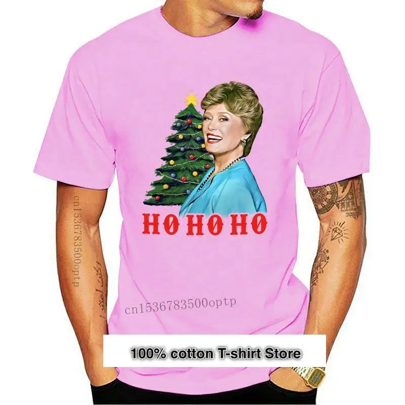 

Camiseta con estampado de Blanche Ho para mujer, playera de Chica Dorada grande y alta, 2021