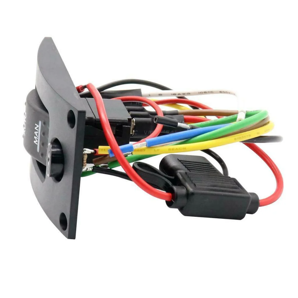 

High Quality Hot New Switch Panel Accessories Automatic-Off-Manual 20 A Fuse 3-Way Bilge Curved Shaped Plastic