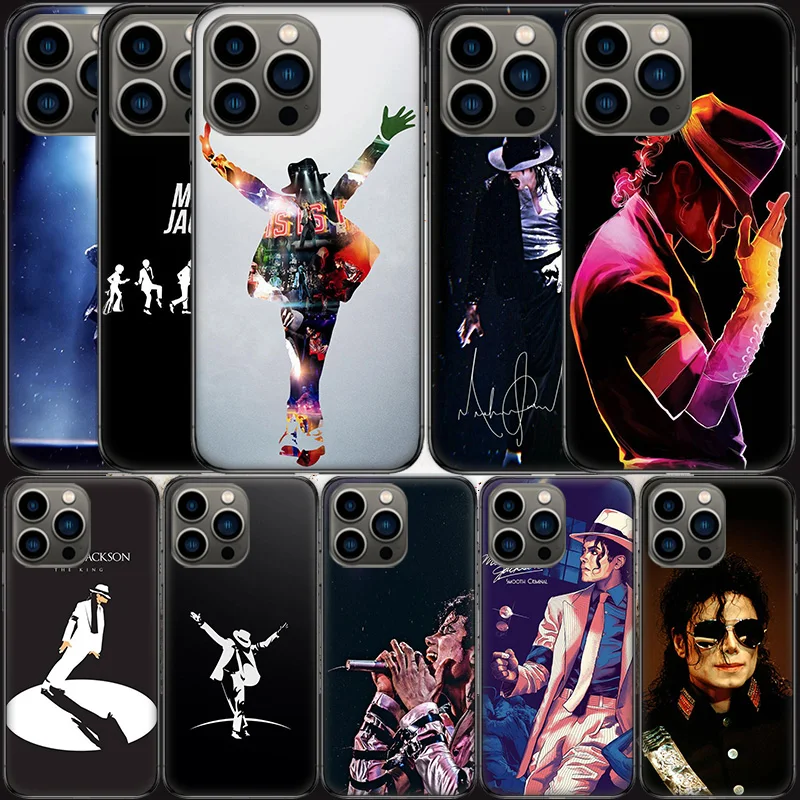 

Michael jackson Phone Case For Apple Iphone 13 12 Mini 11 14 Pro Max Cover SE 2020 X XS XR 8 7 6 6S Plus 5 5S Shell Coque Luxury