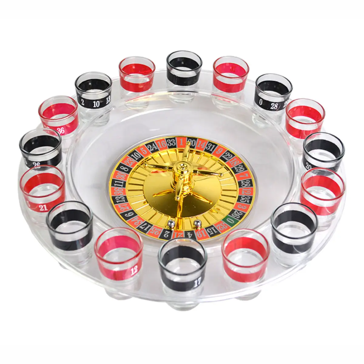 Алкогольная настольная игра &quotПьяная рулетка&quot 16 рюмок Бух и Бах BB-GAME-01 |