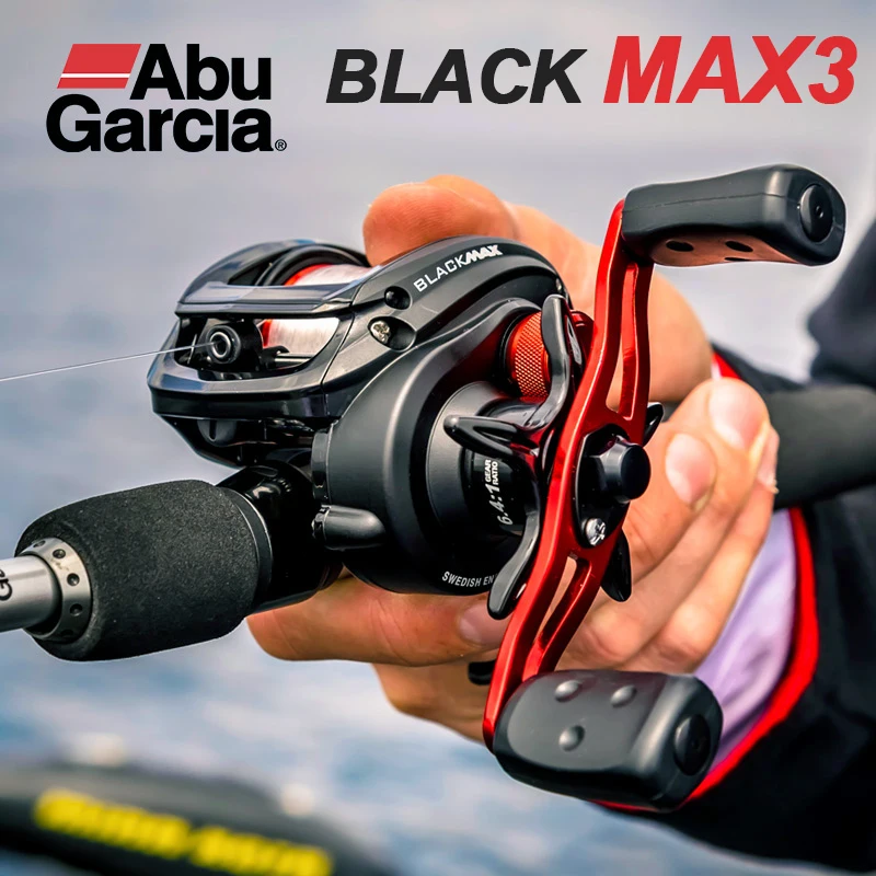 ABU GARCIA BMAX3 Baitcasting Fishing Reel 5BB 18LB Max Drag Magnetic Brake  Fishing Reels Magnetic Brake