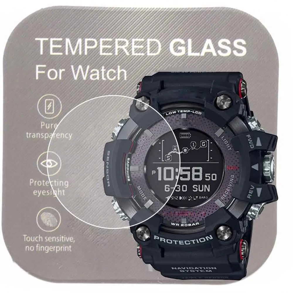 

3Pcs Glass For GPR-B1000 GBD-H1000 GBD-100 GA-110 GWG2000 GST-B500 GPW-1000 9H Anti-ScratchTempered Protector