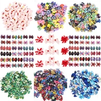 102030 pcs pet dog puppy yorkshirk hair bows small dogs hair rubber bands bows bowknot hair accessories grooming pet supplies
