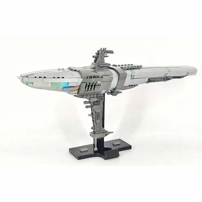 Фото Конструктор MOC 892 детали: Звездный крейсер MC75 (средняя модель) — игрушка для сборки, подарок детям на День рождения и Рождество №2