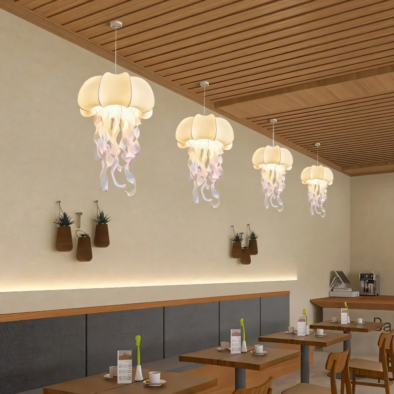 Французский мечтательный подвесной светильник в виде медузы для ресторана бара