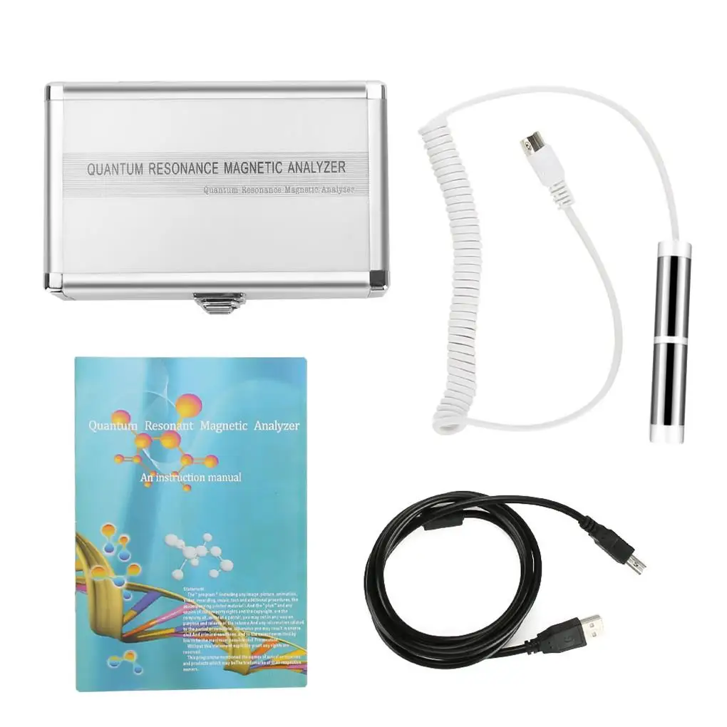 Quantum Magnetic Resonance Human Body Analyzer Sub Health Diagnostics Device with USB Cable