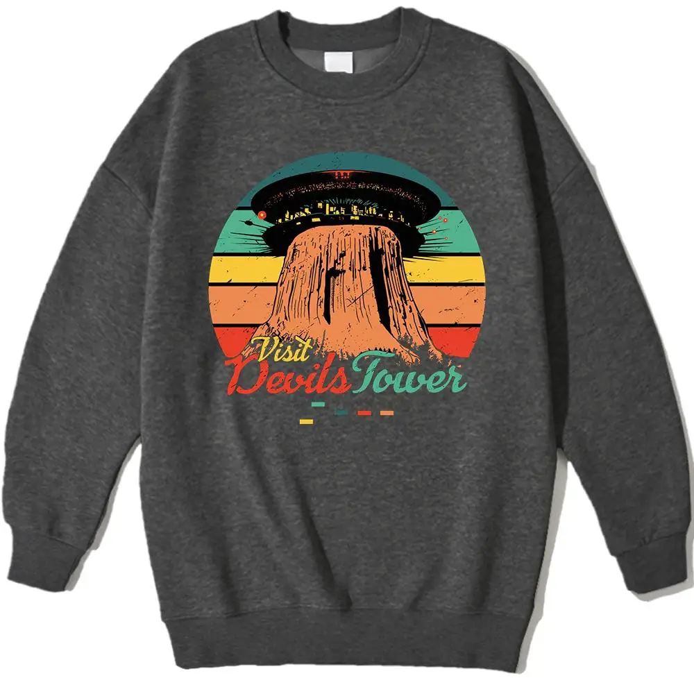 

Visit Devils Tower Hip Hop Printing Hoodie Mens Autumn Fleece Streetwear Crewneck Pullovers Sweatshirts Casual Loose Men Hoody