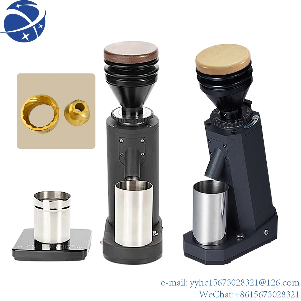 

Yun Yi Espresso Bean Electric Conical Burr Hand Brewed Coffee Grinder Electric Automatic Low Speed Coffee Grinder Price