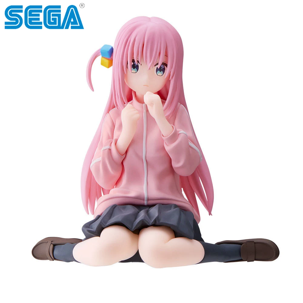 Оригинальная фигурка SEGA Chokonose, фигурка Bocchi the Rock Hitori готовая, аниме модель, подлинные коллекционные куклы в коробке, игрушка в подарок