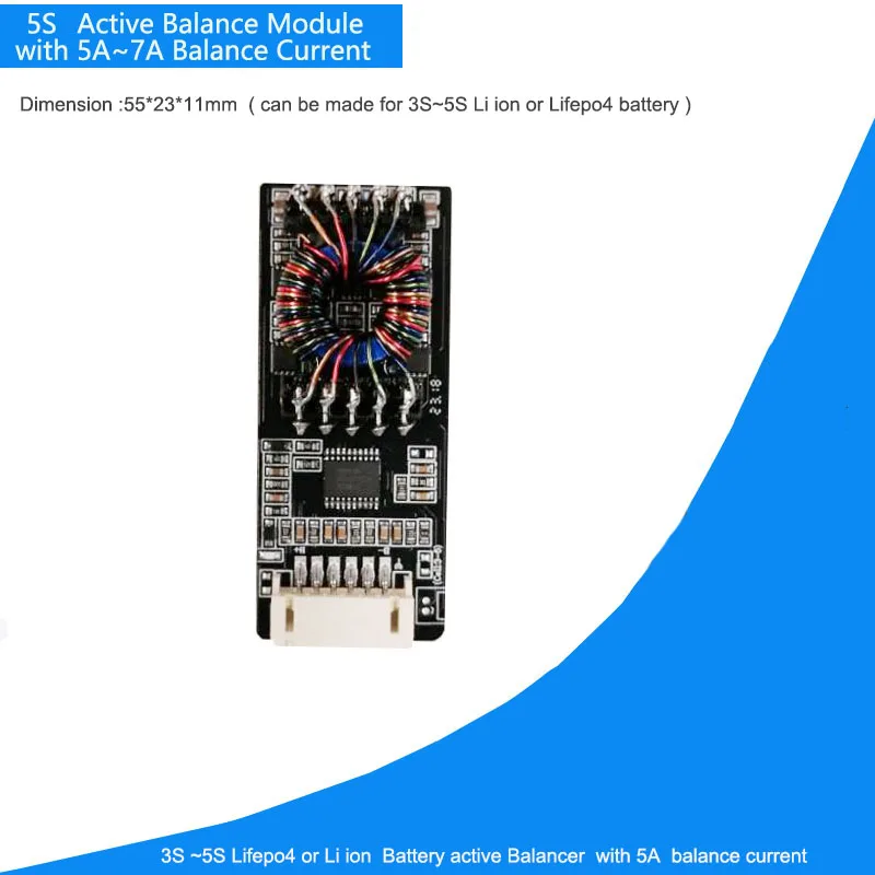 4S 12V Lifepo4 активный балансир и эквалайзер аккумуляторной системы 14 6 V с 5A