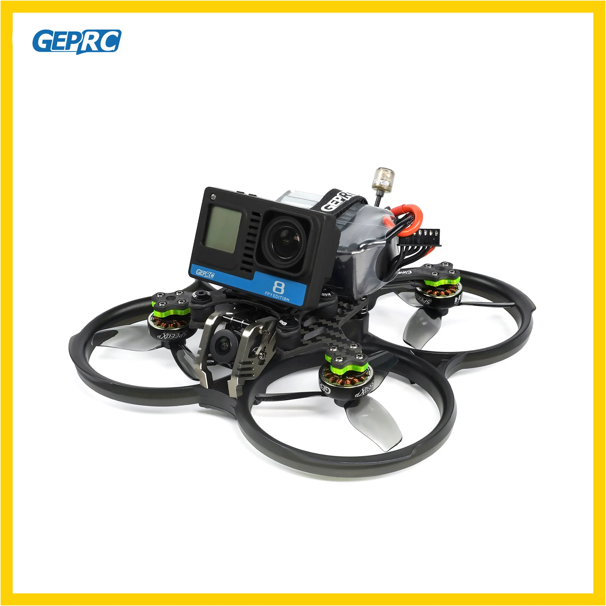 

GEPRC Cinebot30 Quadcopter HD 3inch 6S FPV Drone ELRS 2.4 G / TBS Nano RX COB Lamp with HD Caddx Vista Nebula PRO System for FPV