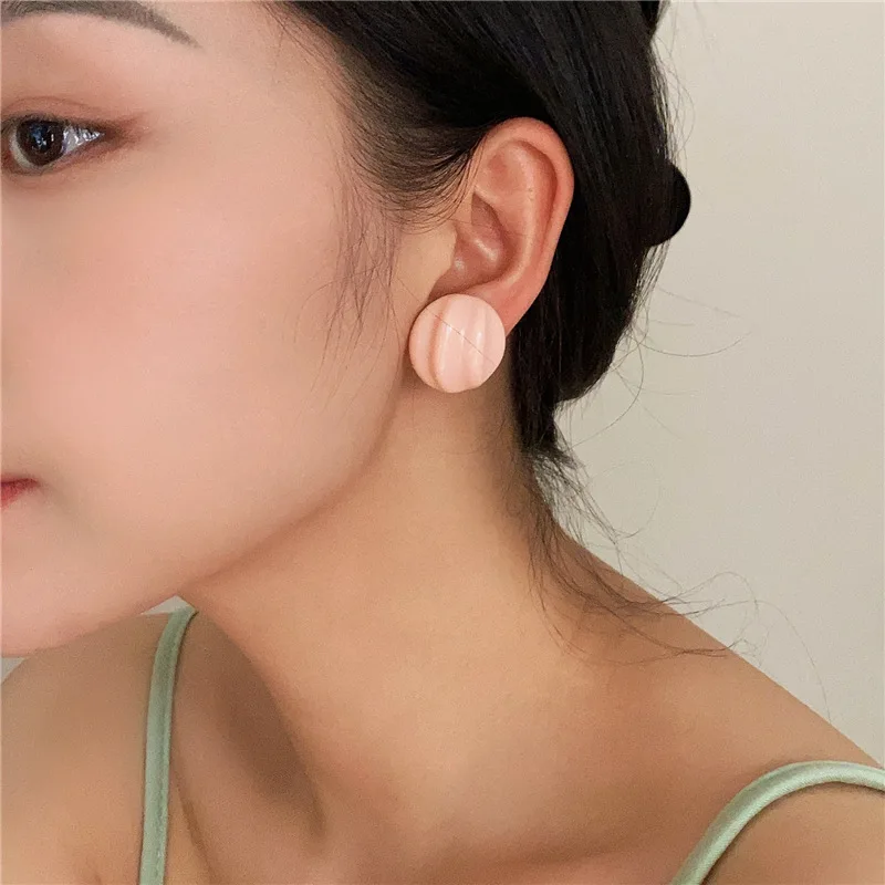 Летние серьги Draweye карамельных цветов для женщин Акриловые корейские модные