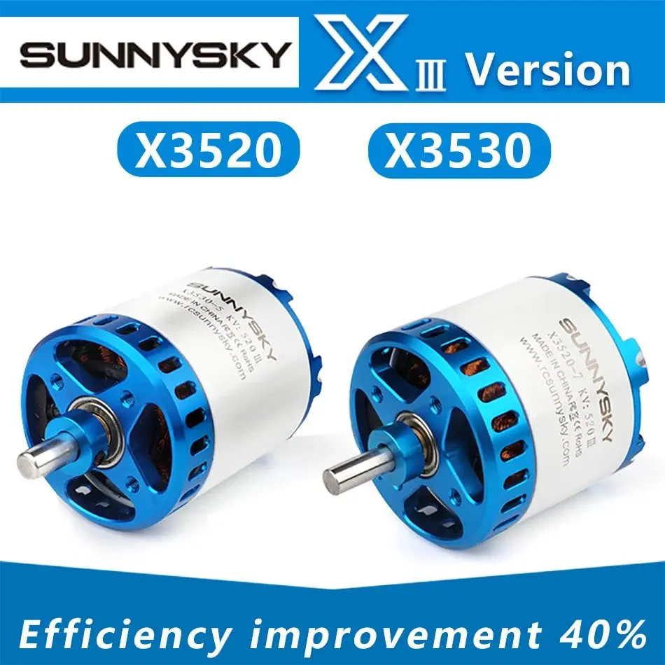 SUNNYSKY X3520-III / X3530-III Бесщеточный двигатель для радиоуправляемых моделей