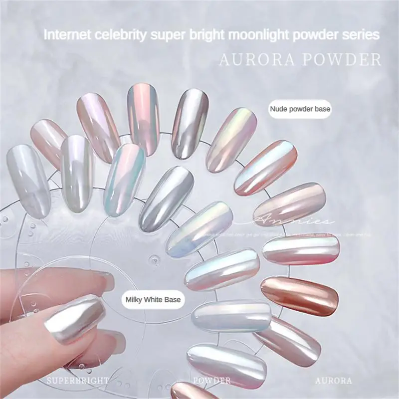 

10 Color Aurora Mirror Powder Nail Art Nail Glitter Chrome Pigment Dust Effect DIY Nail Salon Manicure Design