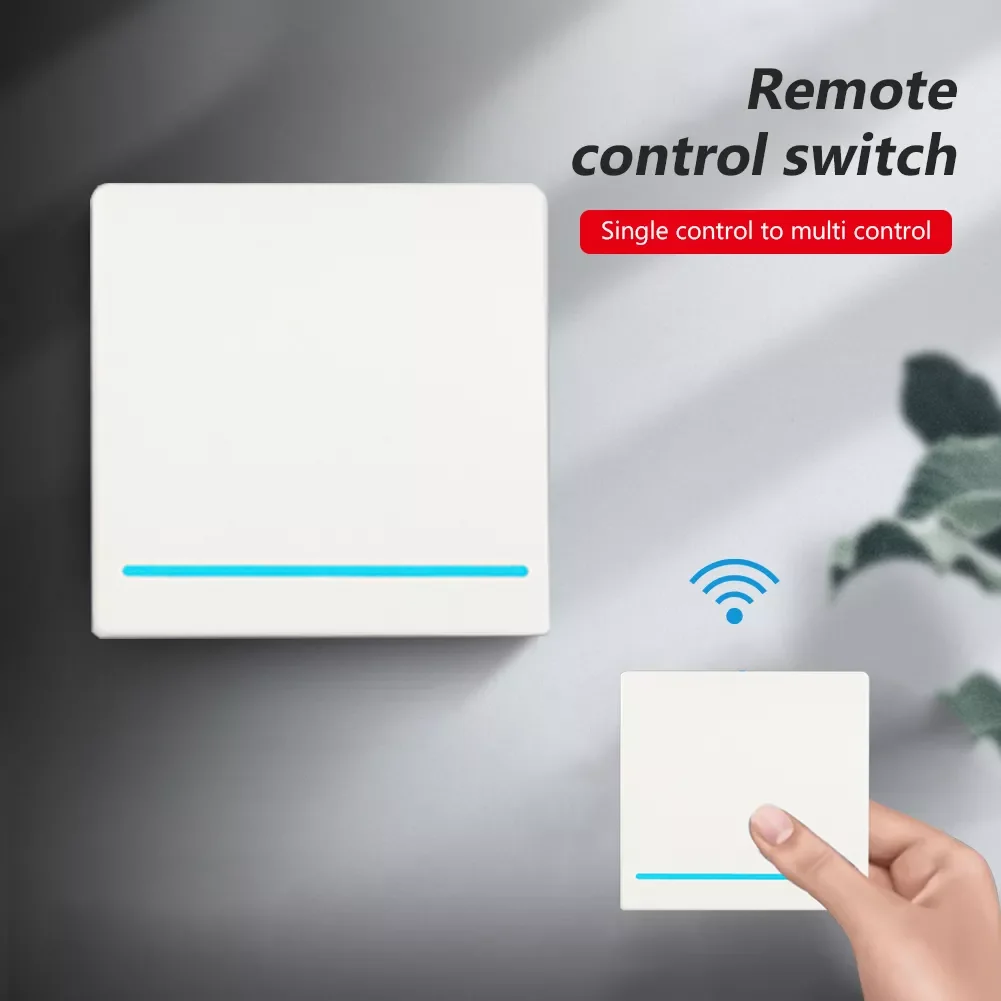 

NEW Wireless 1/2/3 Gang 433Mhz Kit Home Button AC85-240V Ceiling Smart Wall Switches Remote Control Light Switch And Receiver