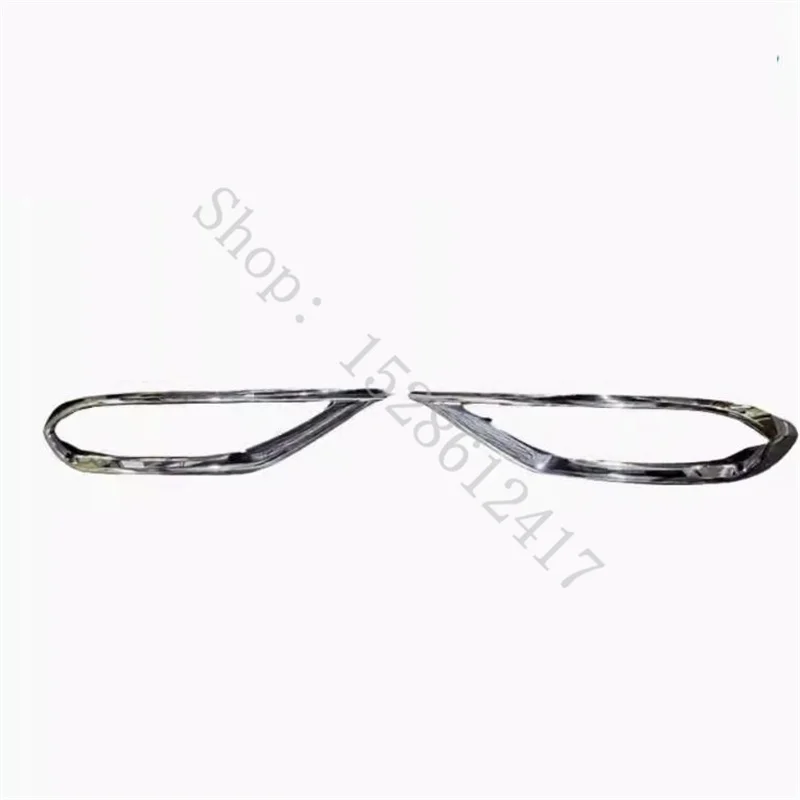 

ABS автомобильный глушитель выхлопной трубы, яркая рамка, отделка автомобильных аксессуаров для VW Tiguan MK2 R-Line 2020 2021 2022 ~ 2024