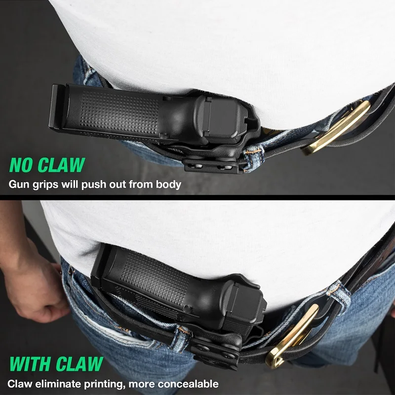 Кобура IWB Kydex с когтями подходит для Sig Sugar P320 M18/M17 полноразмерные