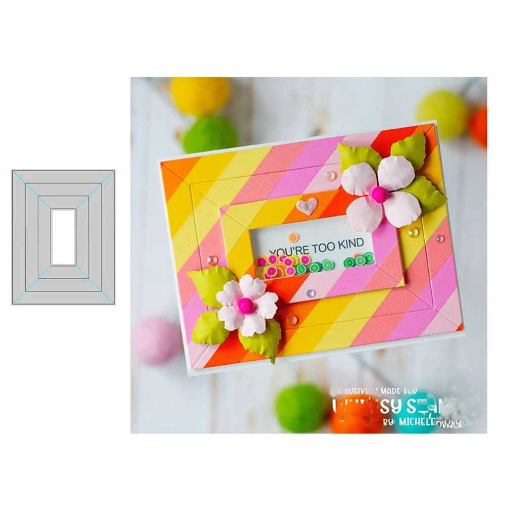 

Летняя вечерние ничная Милая рамка 3 в 1 для украшения своими руками, скрапбукинга, открыток для рукоделия, 2022