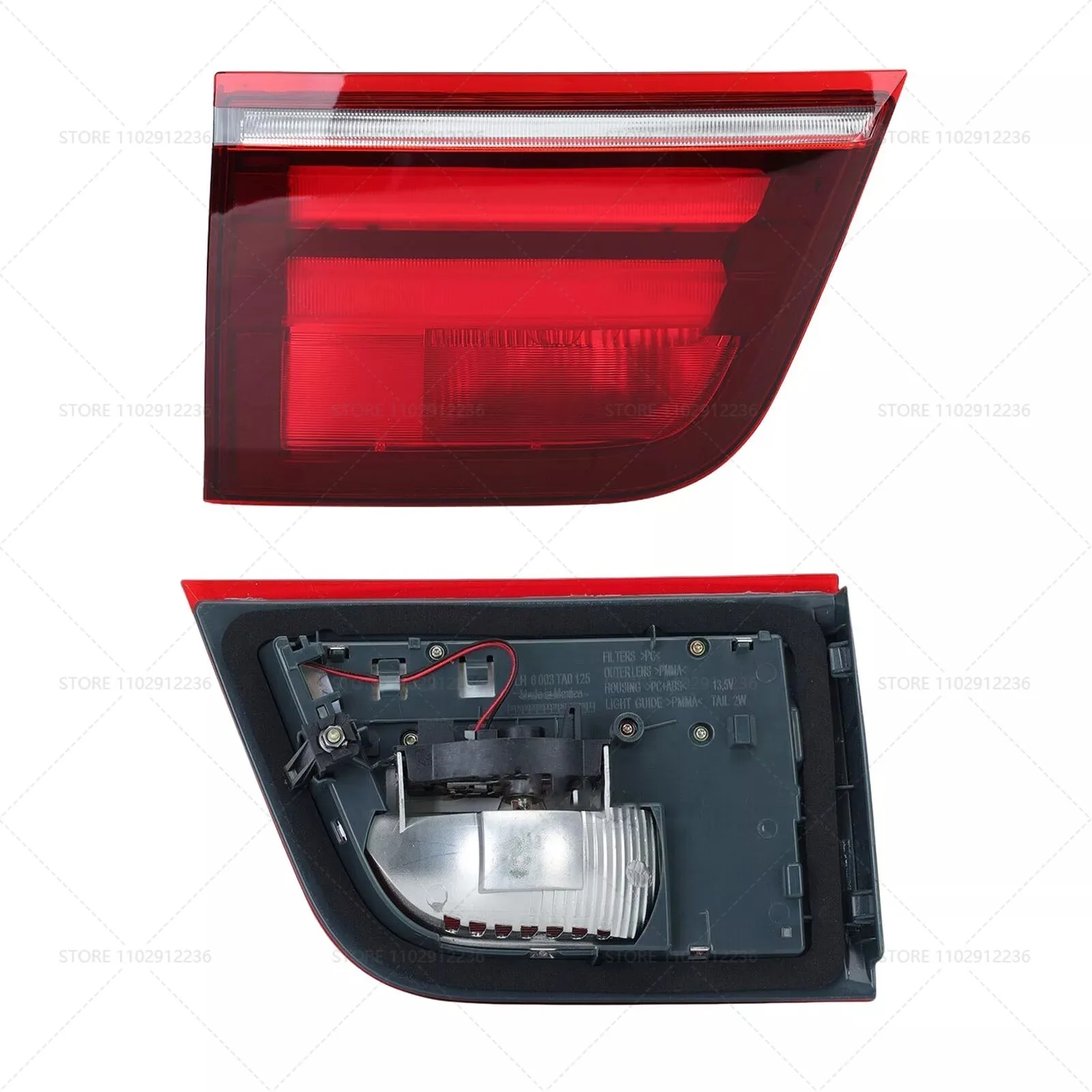 for 2011-2013 E70 BMW X5 With LED Bulb Rear Tail Light Brake Lamp 63217227789 63217227790 63217227793 63217227794