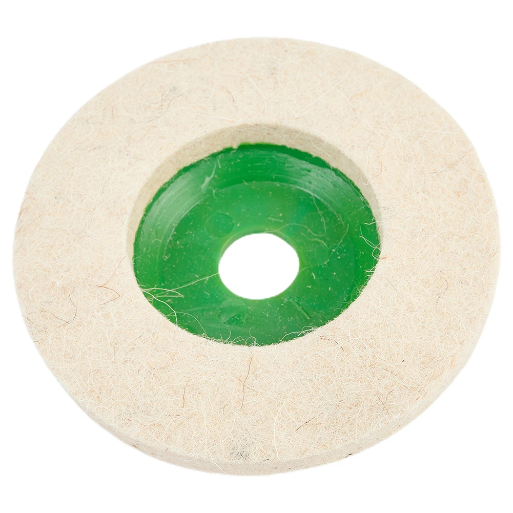 

10pcs/pack 4-Inch 100mm Wool Buffing Polishing Wheels Felt Pad Buffer Polish Discs For Metal Marble Glass Ceramics Power Tools