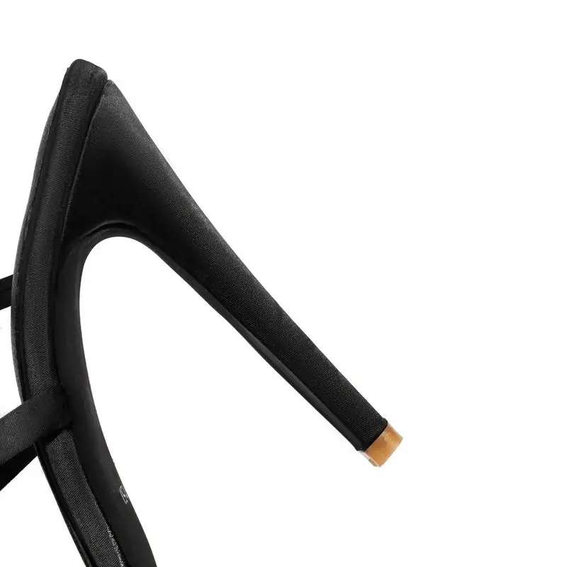 Женские босоножки с острым носком на шпильке 11 5 см