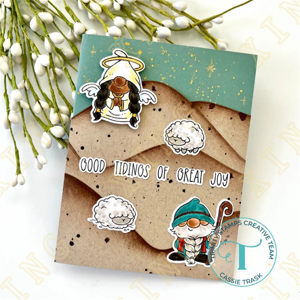 Веселые рождественские предложения Ice Friends металлические штампы прозрачные для