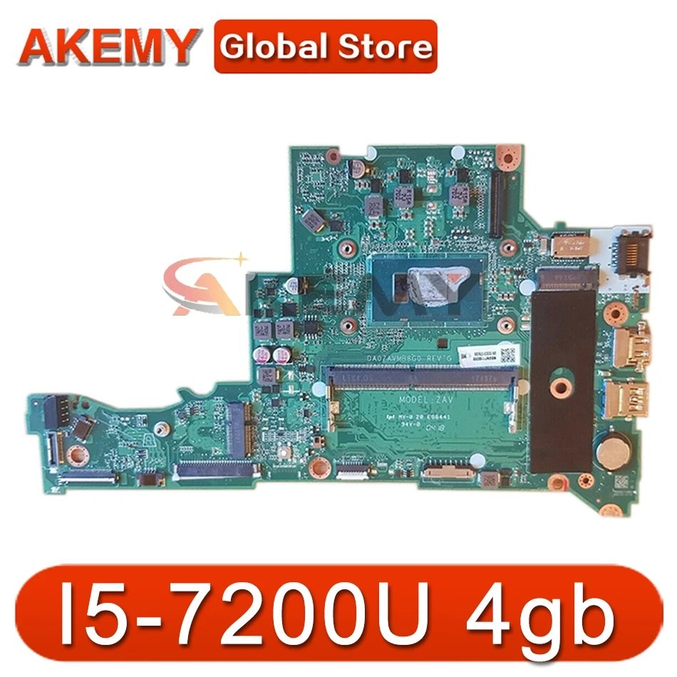 

Материнская плата для ноутбука ACER aspire a315, системная плата для ноутбука com SR342 cpu A315-51 4 Гб ram da0zavmb8g0