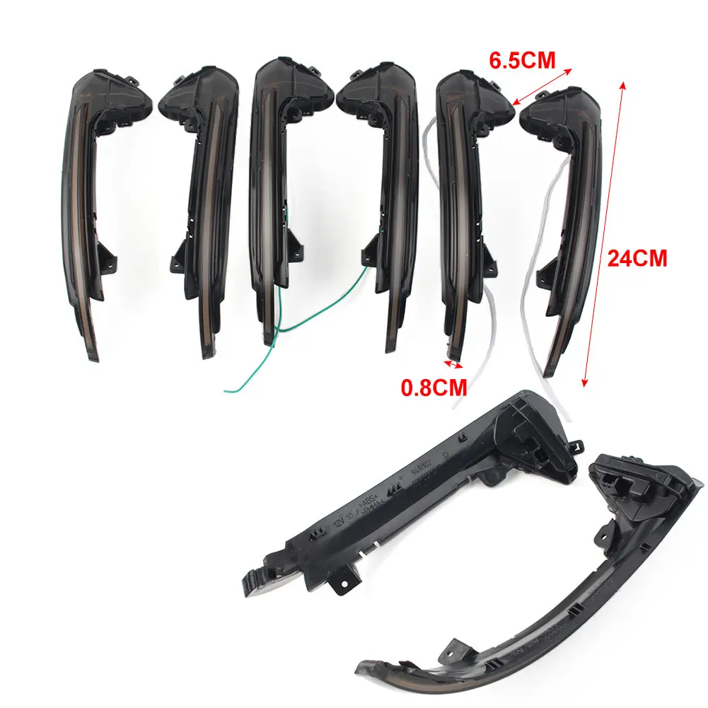 1 пара автомобильных светодиодных указателей поворота динамический индикатор