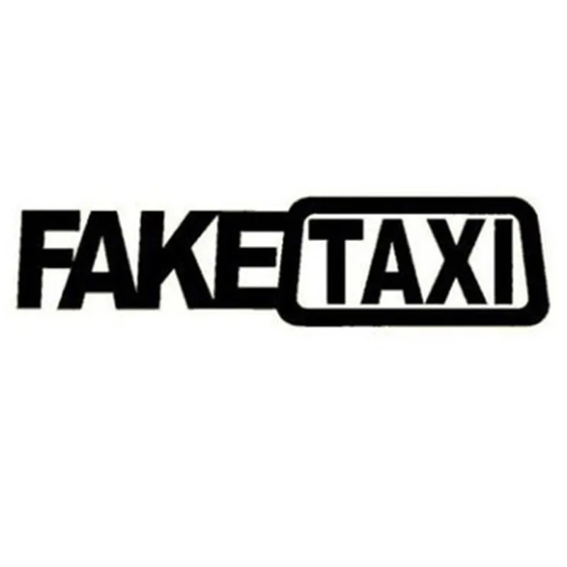 Автомобильная наклейка поддельная для такси автомобиля Виниловая на окно