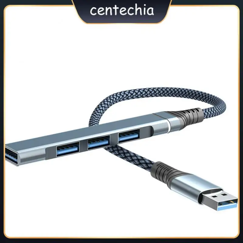 

4 Port Multi Splitter Adapter Ethernet Adapter Small Laptop Converter High Speed Portable Usb 3.0 Type-c Hub Type C Hub 5gpbs