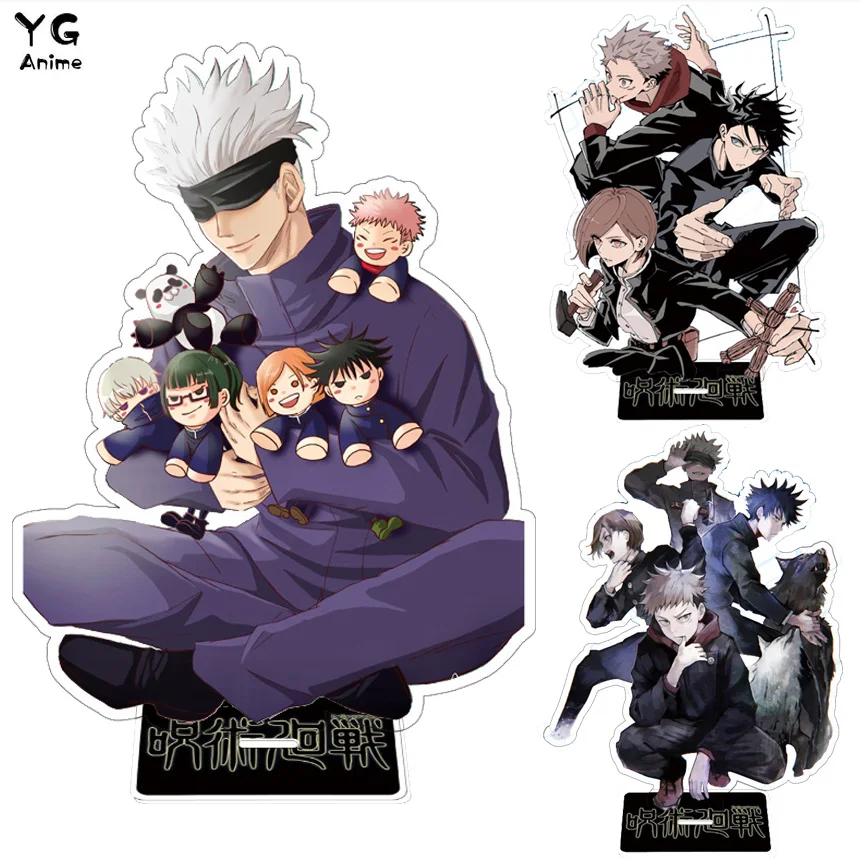 

Anime Jujutsu Kaisen Figure Yuji Itadori Cosplay Acrylic Accessorie Stand Model Plate Desk Decor Standing Sign Keychain Gift hot