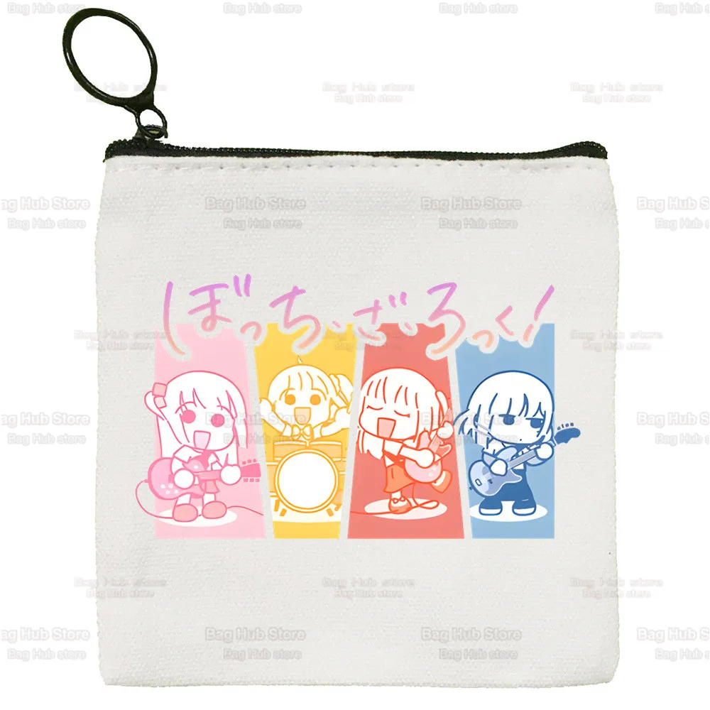 BOCCHI THE ROCK! Coin Purse Hitori Gotoh Ijichi Nijika Mini Wallet Change Pouch Bocchie The Rock Keys Card Storage Card Bag
