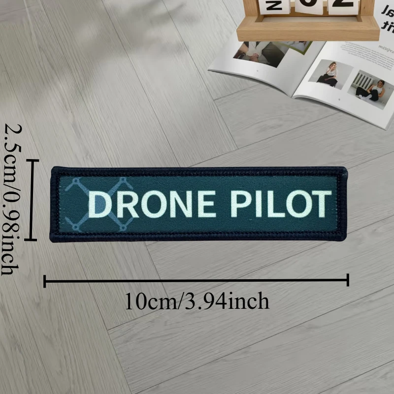 Фото Нашивка с принтом DRONE PILOT, истребитель-хранитель, тактический значок боевого моря, военный рюкзак, наклейка, нашивки для одежды №3