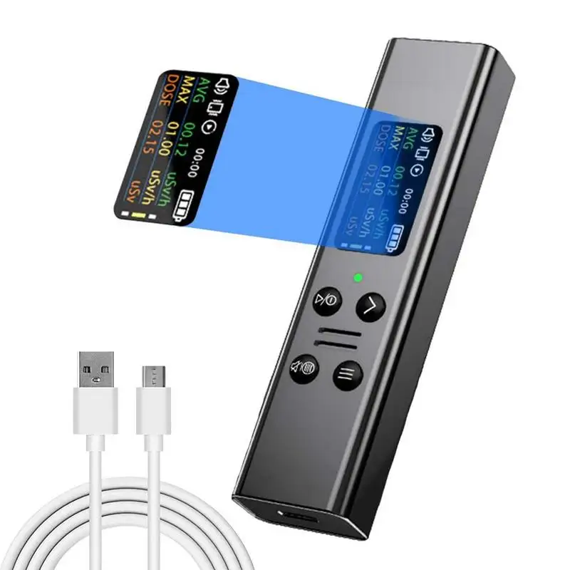 

Handheld Nuclear Radiation Detector Color Display Screen Radiation Detector Personal Dosimeter Marble Detector Beta Gamma X Ray