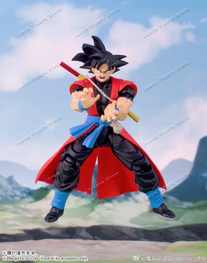 Фото В наличии: Фигурка Dragon Ball Demoniacal Fit DF SHF Гоку Time Vanguard Trump Card Legendary Berserker, модель игрушки, подарок №3