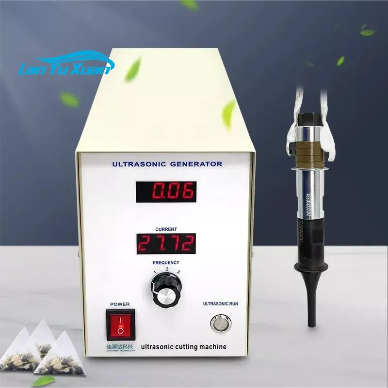 

Factory price 28K 300W ultrasonic package welding system for tea bag and coffee bag sealing